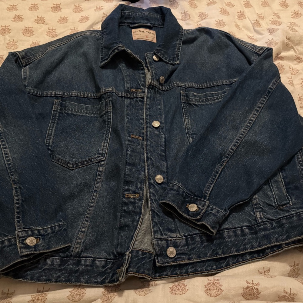 Free People Blue Jean Jacket